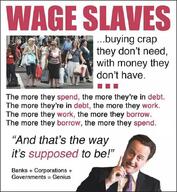 banks debt fedreserve slavery slaves wage // 627x680 // 102KB